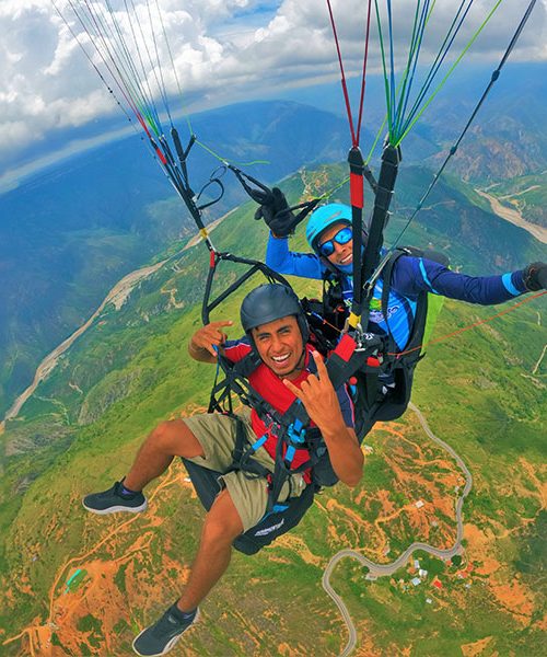 Parapente en barichara